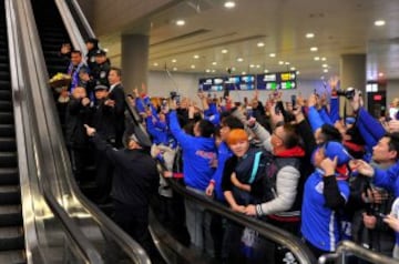 Carlos Tévez ya está en Shanghái.