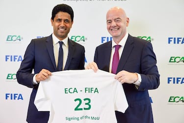 Al Khelaïfi ‘trabajó’ para Madrid y Barca