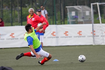 Alegría y muchos recuerdos en la práctica de las Leyendas de la Selección Colombia, previo al duelo con Barcelona 