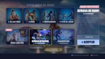 Refriega de Equipos es el modo ideal para completar desafíos de este tipo