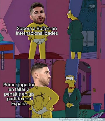 Sergio Ramos, protagonista de los memes de la jornada de selecciones