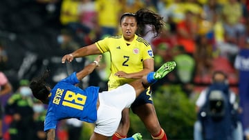 Manuela Vanegas, lateral izquierda de la Selección Colombia Femenina