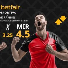 Deportivo de La Coruña vs. CD Mirandés: horario, dónde ver, pronósticos y clasificación