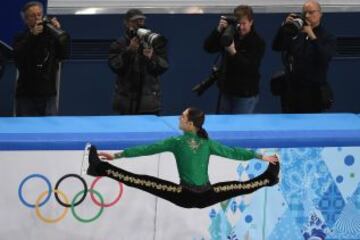 Jason Brown durante la competición por equipos.