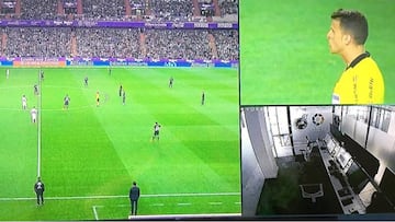 En el Valladolid-Real Madrid pinchan la sala de VAR vacía