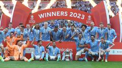 Manchester City se llevó el título de FA Cup desde el mítico Wembley Stadium y ante Manchester United; ahora van por el triplete con la Champions League.