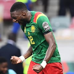 Toko Ekambi's brace for Cameroon ends Gambia's run