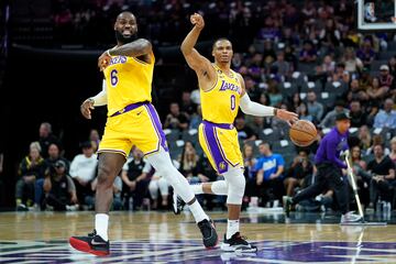 Lebron James y Russell Westbrook, los mejor pagados de Los Angeles Lakers.