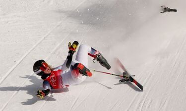 Espeluznante caída de Nina O’Brien en Pekín