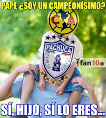 Pachuca se metió a la cancha del Azteca y venció 1-4 al América, gracias a algunos errores de Moisés Muñoz. Por ello, aquí llegan los mejores Memes del partido.