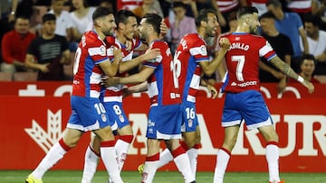 10/05/19 PARTIDO DE SEGUNDA DIVISION GRANADA - TENERIFE GOL 2-0 SAN EMETERIO ALEGRIA PIÑA