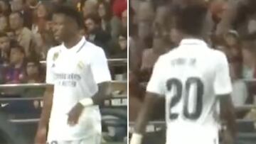 La contestación de Vinicius a la grada del Camp Nou cuando le gritaba muérete