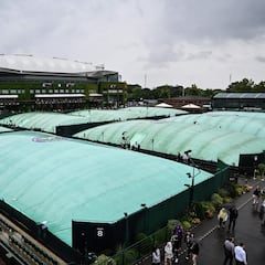 La lluvia cancela 69 de los 77 partidos del día