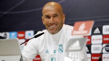 Zidane, en rueda de prensa.