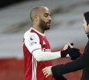 Lacazette desvela la complicada relación con Mikel Arteta