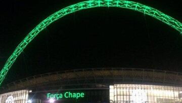 Wembley realiza homenaje a las víctimas del Chapecoense