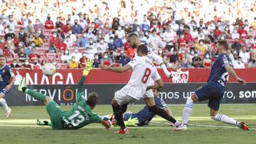 Sigue el partido entre Sevilla vs Espanyol en directo, partido de la jornada 7 de LaLiga Santander que se juega a las 18:30 horas en el S&aacute;nchez Pizju&aacute;n.