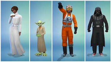 Los Sims 4 se visten de los personajes de Star Wars