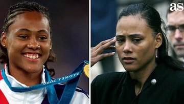 Marion Jones, en sus momentos de gloria y tras ser condenada a la cárcel.