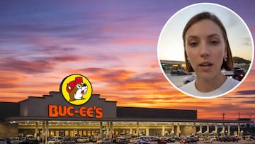 Buc-ee's at sunset on Texas highway