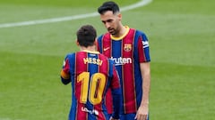 Busquets hopes Messi will return to Barcelona: "I miss him"