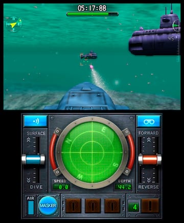 Captura de pantalla - Steel Diver: Sub Wars (3DS)