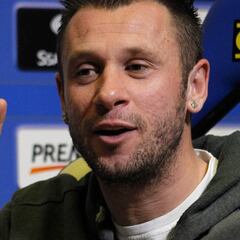 Cassano: "En el Madrid comía como un perro y no dormía"