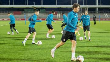 Vencedor, Unai López y Muniain, hoy en Lezama.