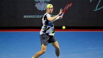 Shapovalov, durante el torneo de San Petersburgo.