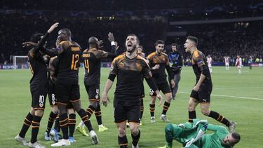 10/12/19 PARTIDO CHAMPIONS LEAGUE AJAX - VALENCIA CF FINAL DEL PARTIDO ALEGRIA JAUME DOMENECH GAYA