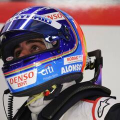 Fernando Alonso: "Dan lluvia para el domingo, otra 'primera vez'"