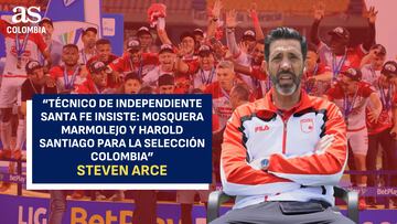 Técnico de Independiente Santa Fe insiste: Mosquera Marmolejo y Harold Santiago para la Selección Colombia