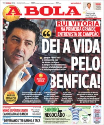 Portadas de la prensa mundial