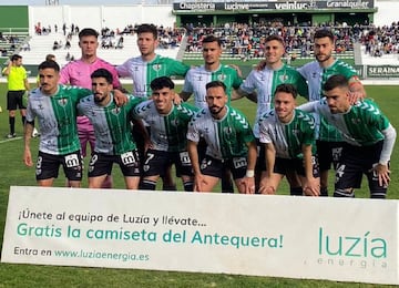 Alineación del Antequera de esta temporada.