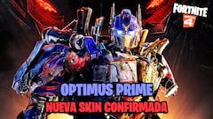 Confirmado: Optimus Prime de Transformers llega a Fortnite en la Temporada 3