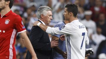 Ancelotti-Cristiano, amigos enfrentados