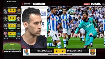 Busquets habla abiertamente de prevaricación arbitral