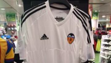 la camiseta del Valencia se filtra por error