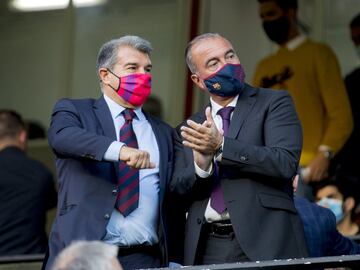 Laporta en el palco