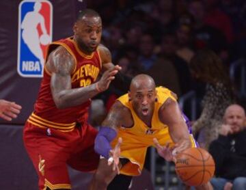 LeBron James y Kobe Bryant.