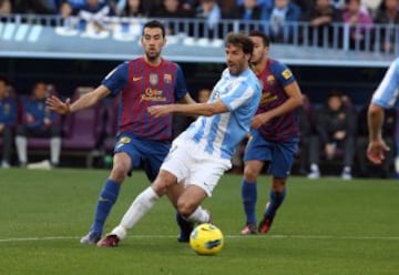 Jugadores que defendieron la camiseta del Málaga y el Madrid