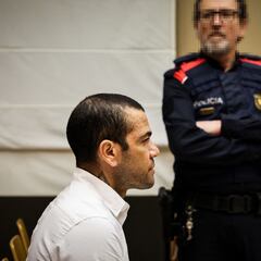 Las imágenes del juicio de Alves