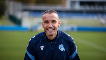 Sergio Francisco, entrenador de la Real Sociedad. /FOTO: REAL SOCIEDAD
