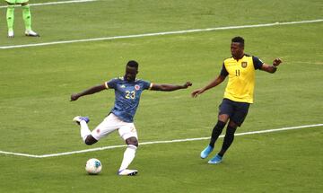 Partido de la Selección Colombia ante Ecuador en Quito.