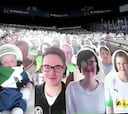 El Borussia Park llena sus lugares con fotos de sus aficionados