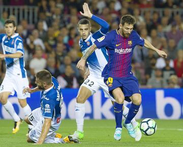 Jugada del gol 1-0 de Leo Messi