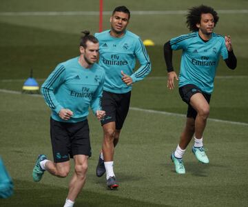 El susto de Isco protagoniza el entrenamiento del Madrid