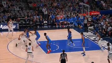 Van a ser unas bestias juntos: el primer 'highlight' combinado de Doncic y Porzingis