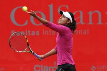 Svitolina (#27), principal figura de este certamen, derrotó a la estadounidense Louisa Chirico (#141), con parciales 6-2 y 6-1. La alemana Tatjana Maria logró su avance a segunda ronda tras vencer a la colombiana Yuliana Lizarazo, por marcador 6-3 y 6-2.