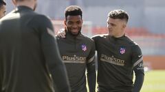 Lemar, de nuevo entren&aacute;ndose con el Atl&eacute;tico.